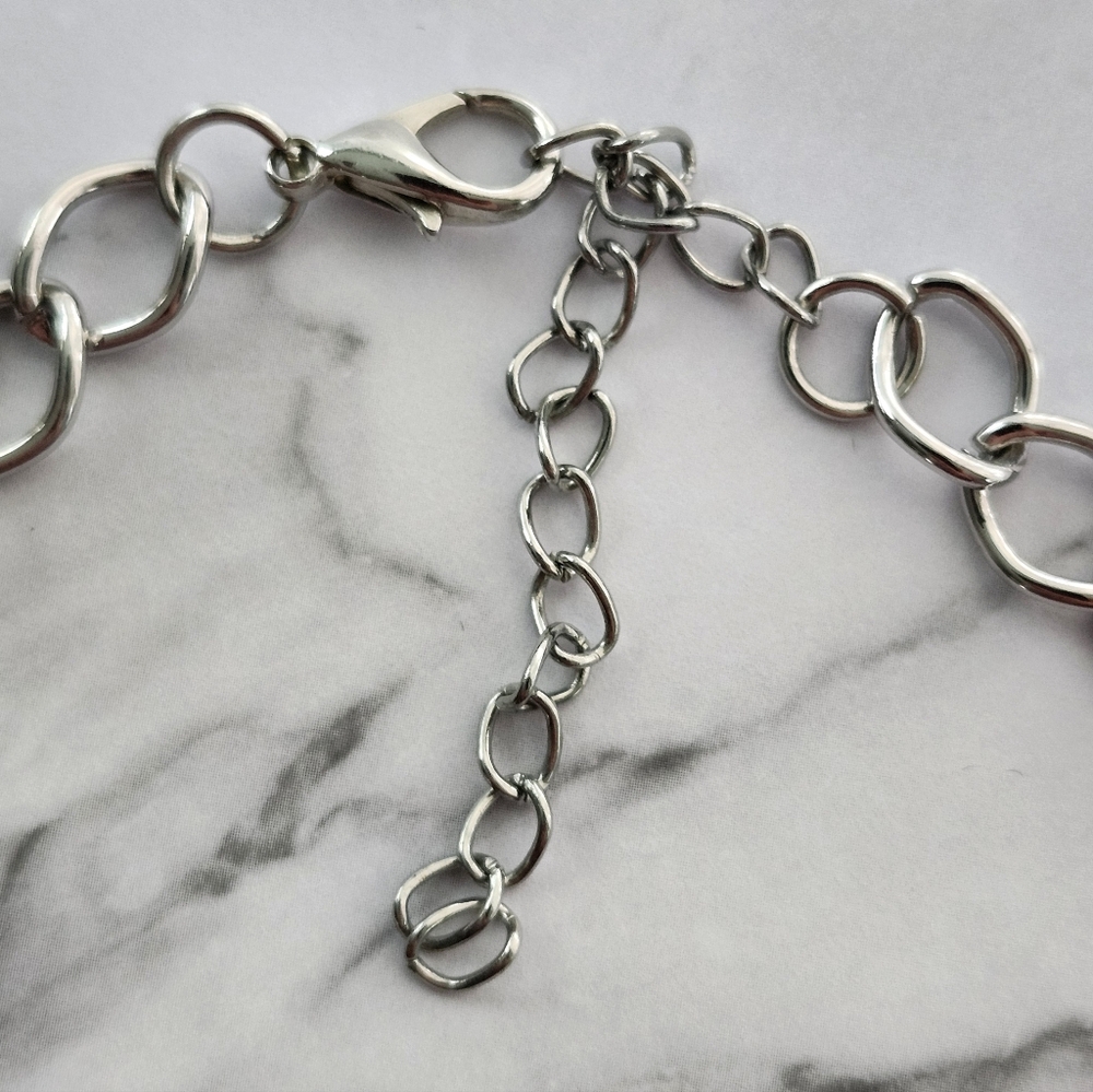 Unique Contemporary Statement Necklace Rhinestones - image 6